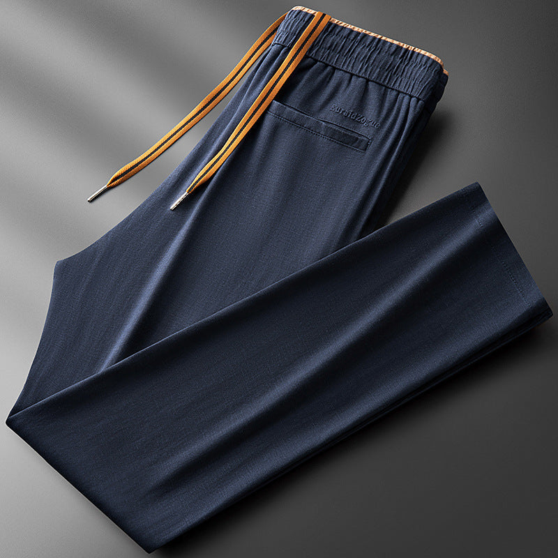 Men's Micro Wide Straight Breathable Sports Pants