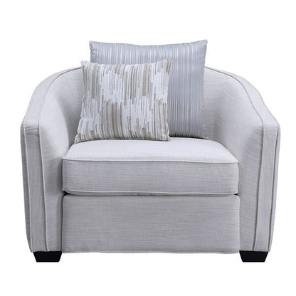 Mahler II - Chair With 2 Pillows - Beige Linen