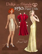 Dollys and Friends Originals 1930s Paper Dolls: Glamorous Thirties Vintage Fashion Paper Doll Collection - Paperback