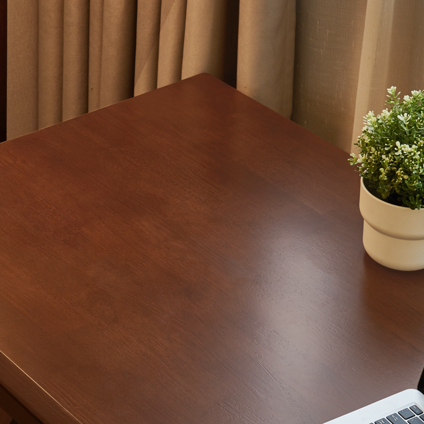 Solid Wood 63-Inch Extra Long Desk,Thickened Desk,Two Person Double Desk for ...