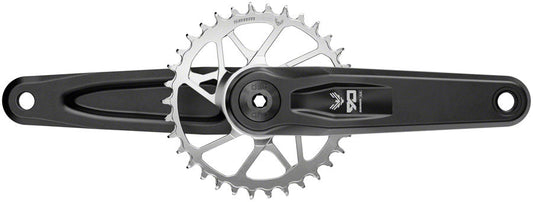 SRAM Eagle 90 T-Type Wide Crankset - 155mm 12-Speed 32t Chainring Direct Mount 2-Guards DUB Spindle Interface BLK/Silver
