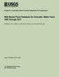 Web-Based Flood Database for Colorado, Water Years 1867 through 2011 - Paperback