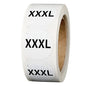 S M L XL Size Clothes Hat Size Sticker Sticker