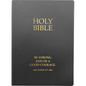 KJV Holy Bible, Be Strong and Courageous Life Verse Edition, Large Print, Black Ultrasoft: (Red Letter, 1611 Version) - Imitation Leather