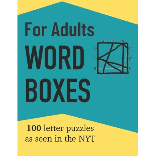 Word Boxes For Adults: 100 Letter Puzzles as seen in the NYT - Paperback