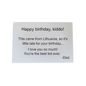 Thank You Gift Creative Paper Card