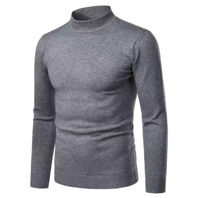 Mens Casual Half-neck Pullover Sweater