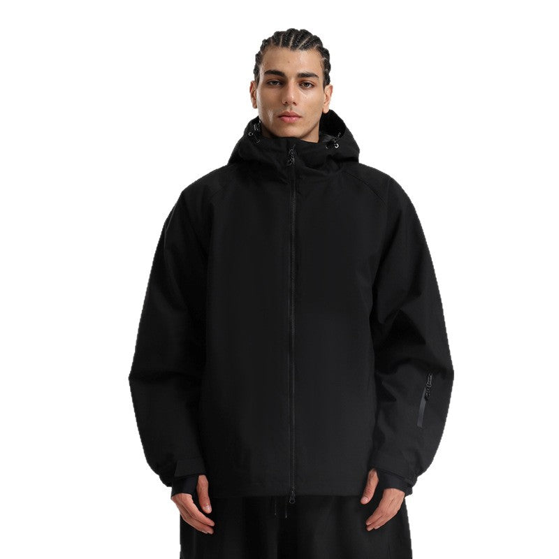 Womens Solid-color Professional Ski Suit