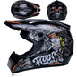 Youth Off-Road Motorcycle Helmet - [green] | Lightweight Motocross Full Face Shield for Dirt Bike & ATV