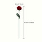 1pc Artificial Flower, Living Room Decoration, Table Rose, Single Bouquet, Wedding Fake Flower, Dried Flower Ornament, High-End Floral Arrangement Decor
