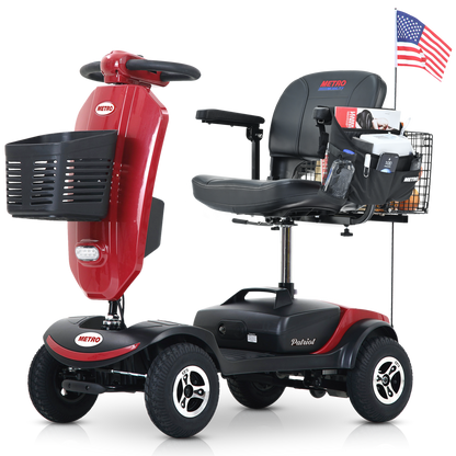 Compact Mobility Scooter 300W Outdoor Front Basket USB Charging