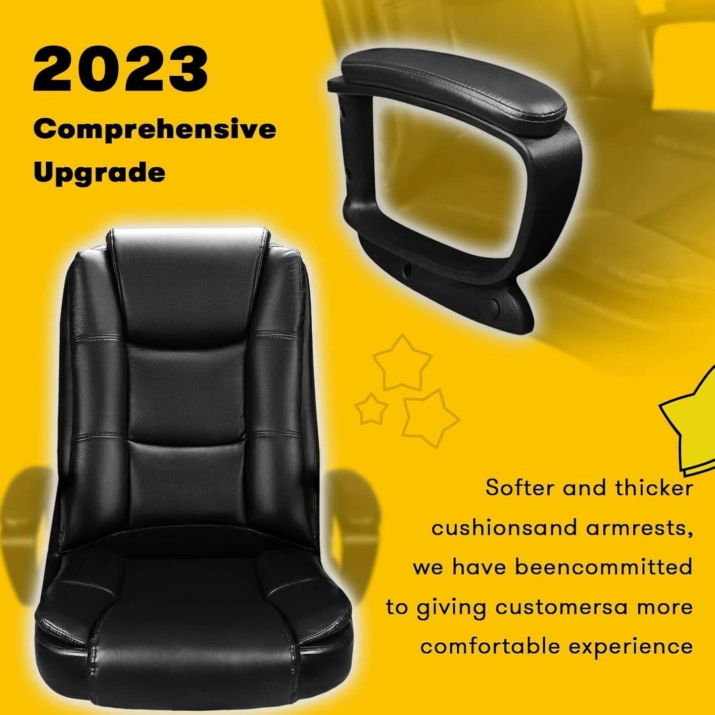 Big And Tall Ergonomic Office Chair Adjustable Armrests