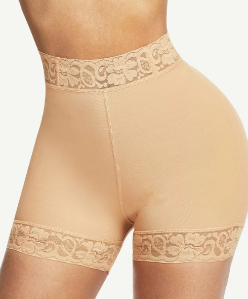 Premium High-waisted Lace Butt-lifting Panties For A Smooth Curvy Silhouette