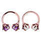 Dragon Claw Nose Ring Ornament Horseshoe  Zircon Piercing Jewelry Ornament