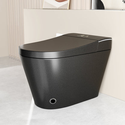 Smart Bidet Toilet with Auto Open/Close Seat, Warm Water Wash, Heated Seat, a...