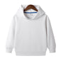 Customized Pure Cotton Hooded Blank Sweater For Middle And Small Children