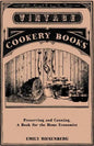 Preserving and Canning - A Book for the Home Economist - Paperback