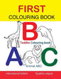 First Colouring book. ABC. Toddler Colouring Book: Animal abc book, colouring for toddlers, Children's learning books, Big book of abc, activity books - Paperback