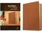 Every Man's Bible Nlt, Large Print (Leatherlike, Pursuit Saddle Tan) - Imitation Leather