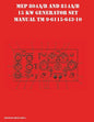 MEP 804A/B and 814A/B 15 KW Generator Set Manual TM 9-6115-643-10 - Paperback