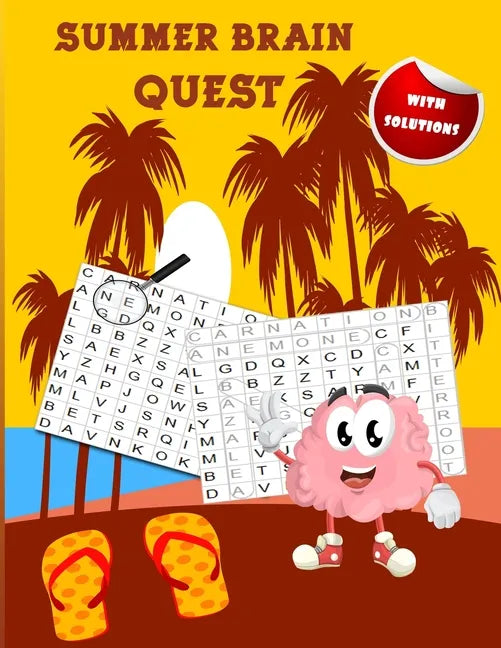 Summer Brain Quest: amazing wordsearch puzzle books ( with solutions ) - Paperback
