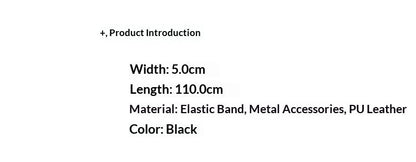 Mens Elastic Wide And Thick Suspenders