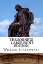 The Sonnets - Large Print Edition - Paperback