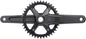 microSHIFT Sword 1x Crankset - 165mm 10-Speed 40t 110 Asym BCD  24mm Spindle BLK