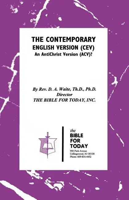 The Contemporary English Version (CEV) - Paperback