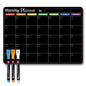 Calendar Magnetic White-board Wall Sticker Learning Schedule Refridgerator Magnets Message Board