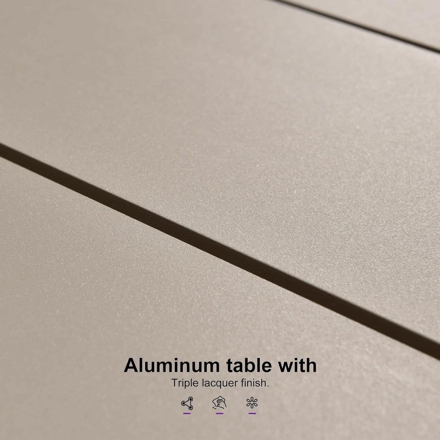 Patio Dining Set For 10 All-Weather Wicker Aluminum Table