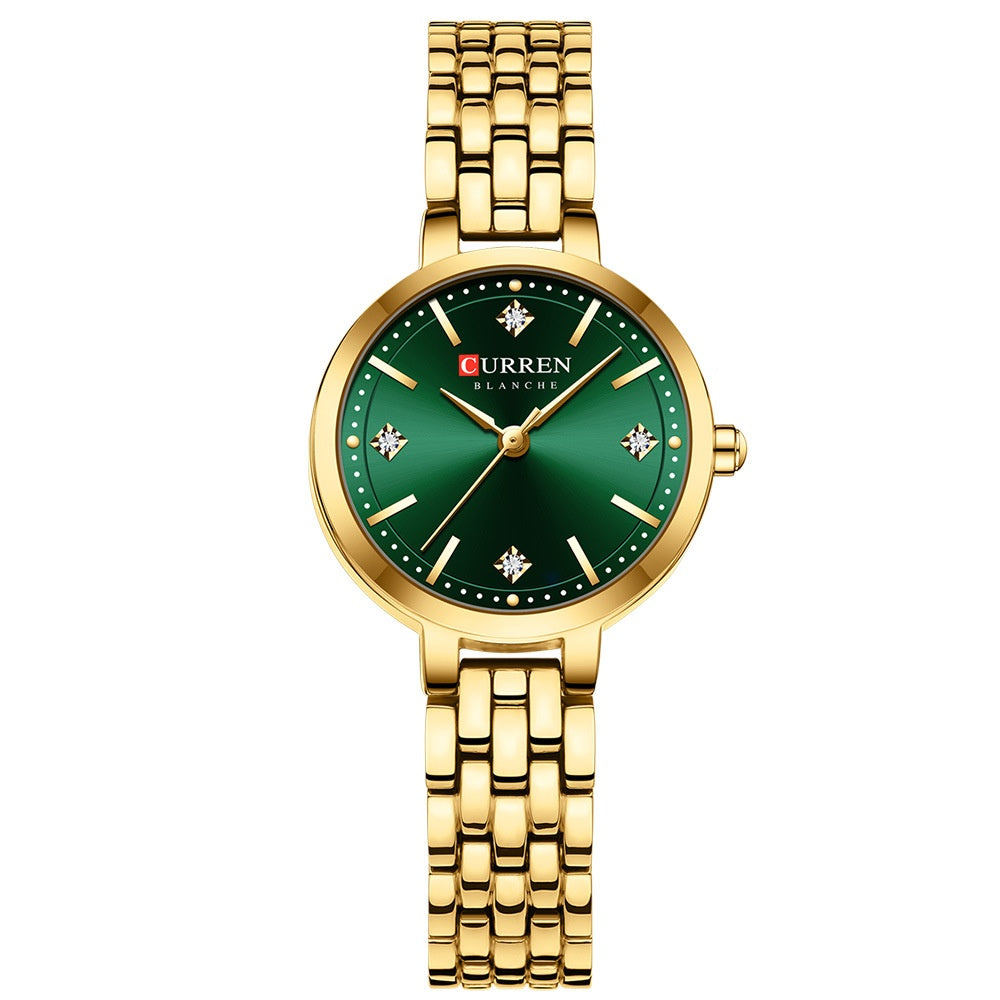 Small-dial Waterproof Womens Casual Quartz Watch