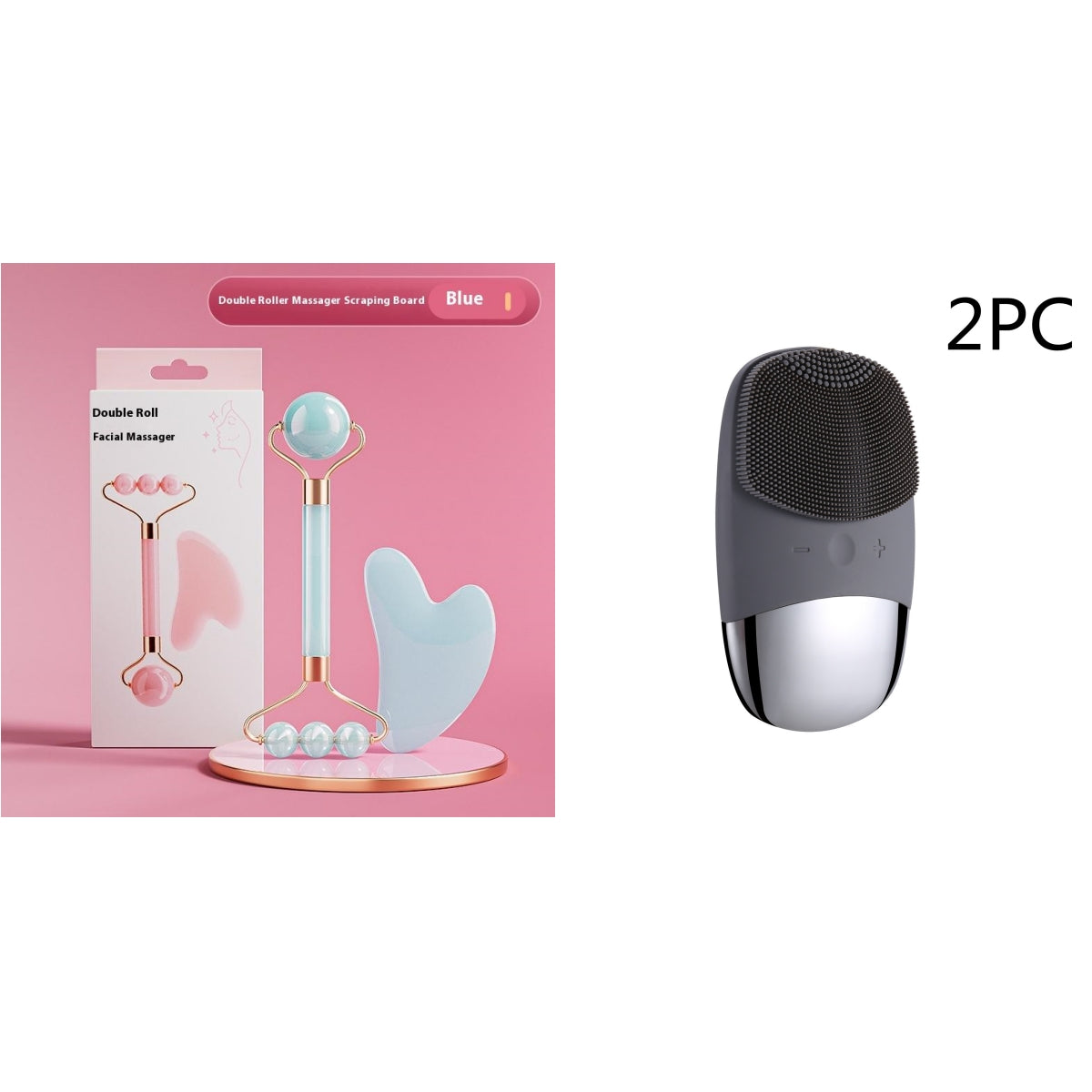 Mini Silicone Electric Face Cleansing Brush Electric Facial Cleanser Facial Cleansing Brush Skin Massager Skin Care Tools
