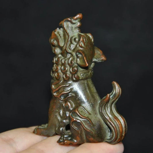 Chinese Bronze Pixiu Wealth Guardian Statue