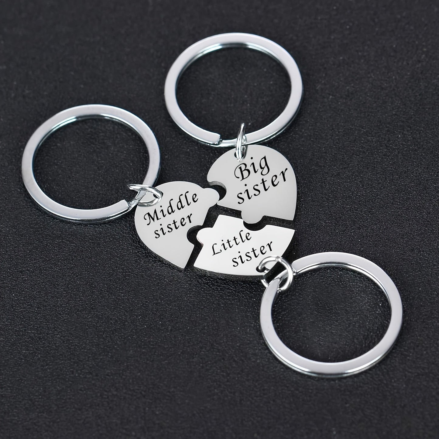 Personalized Family Gift Patchwork Keychain