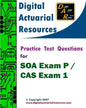 Practice Test Questions For SOA Exam P / CAS Exam 1 - Paperback