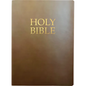 Kjver Holy Bible, Large Print, Coffee Ultrasoft: (King James Version Easy Read, Red Letter, Brown) - Bonded Leather