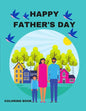Happy Father's Day: A Coloring Book - Paperback