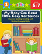 My Baby Can Read 100+ Easy Sentences Improve Spelling Reading And Writing Prompts Skills English Urdu: 1st basic vocabulary with complete Dolch Sight - Paperback