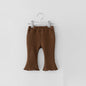 Children's Clothing Women's Plaid Flared Pants