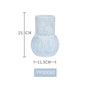 Ceramic Vase White Simple Striped Handicraft Decoration Home Living Room Desktop