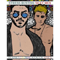 Stress-Busting Sexy Men: An Adult Coloring Book for Adults (Grayscale images of hot men with stress-relieving patterned backgrounds) - Paperback