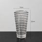 Simple Thickened Aggravated Glass Crystal Vase