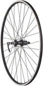 Quality Wheels Value Double Wall Series Rear Wheel - 700 QR x 135mm Rim Brake HG 10 BLK Clincher 32H
