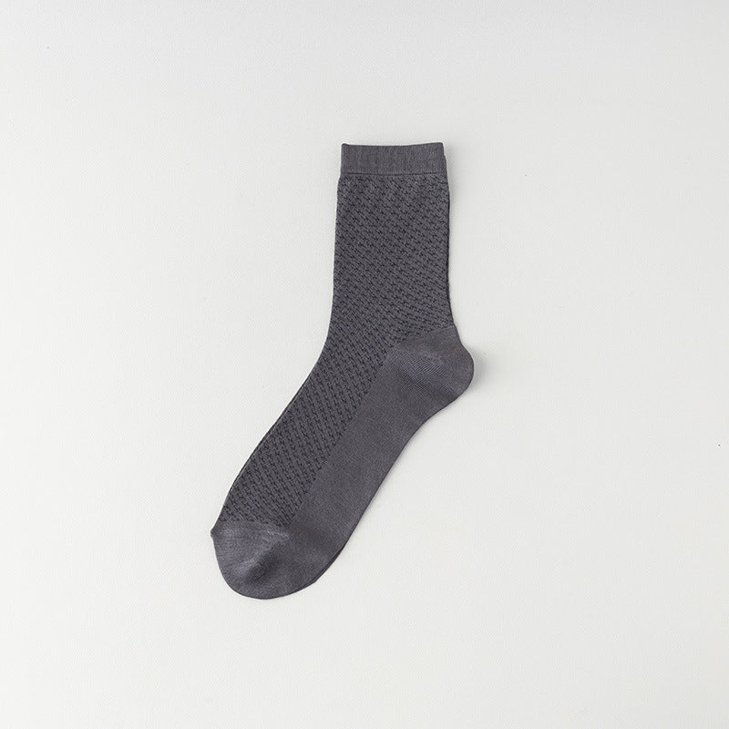 Breathable Sweat-Absorbent Mens Business Stockings
