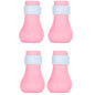 Anti Scratch Cat Shoes 4pcs Anti Scratch Cat Foot Covers Adjustable Silicone Pet Cat Protector for Bathing Anti Off Claw Shoes Boots Cover()