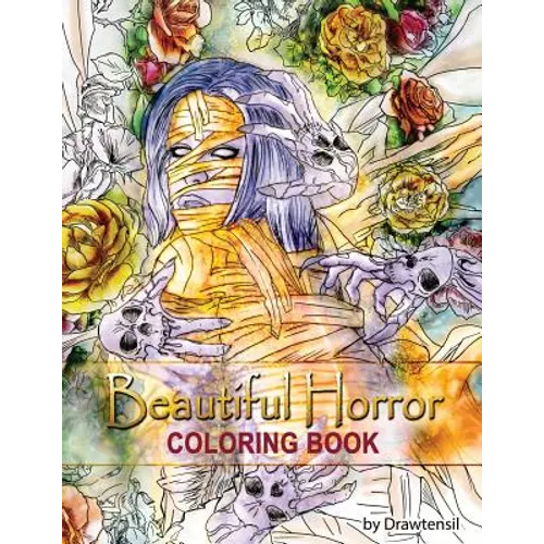 Beautiful Horror Coloring Book - Paperback