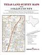 Texas Land Survey Maps for Collin County - Paperback