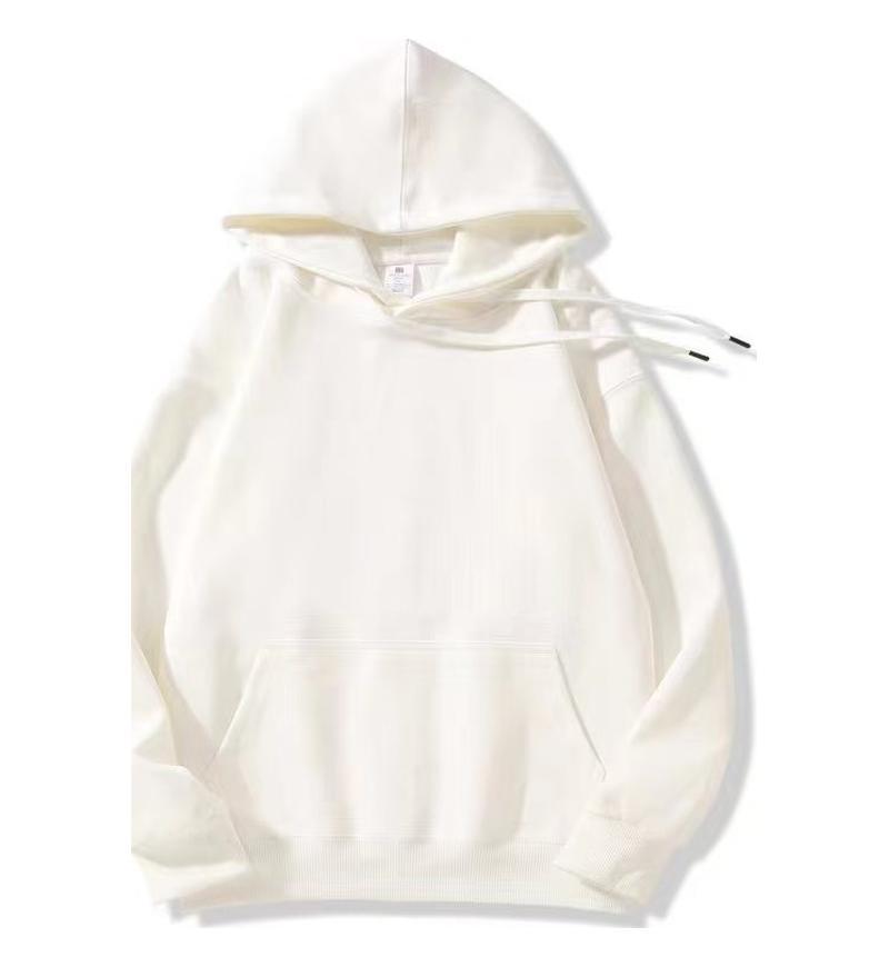 Loose-fitting Versatile Drawstring Casual Hooded Sweatshirt For Fall And Winter
