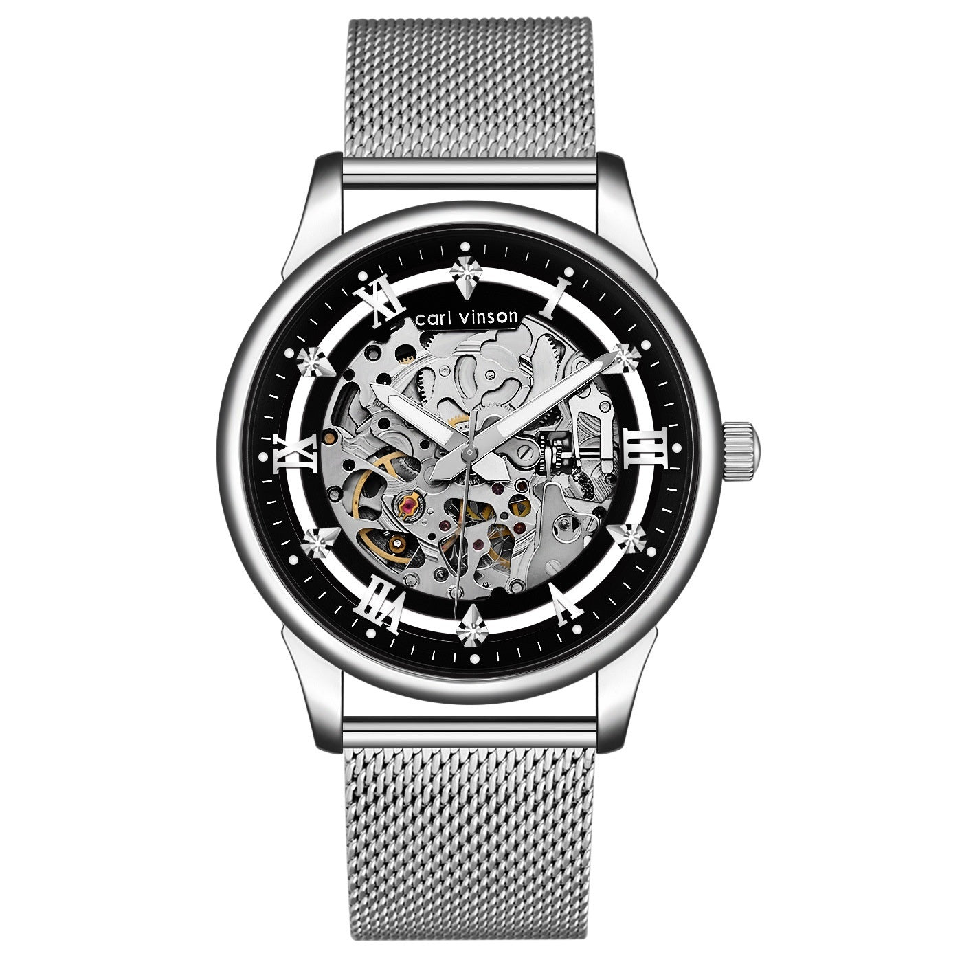 Fully Automatic Hollowed-Out Mens Mechanical Watch